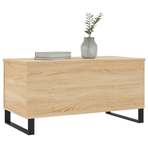 vidaXL Couchtisch Sonoma-Eiche 90x44,5x45 cm Holzwerkstoff