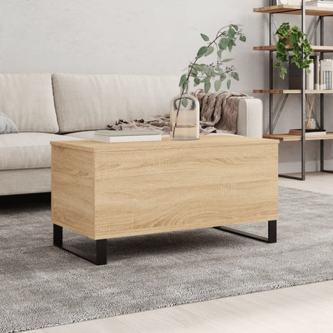 vidaXL Couchtisch Sonoma-Eiche 90x44,5x45 cm Holzwerkstoff