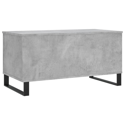 vidaXL Couchtisch Betongrau 90x44,5x45 cm Holzwerkstoff