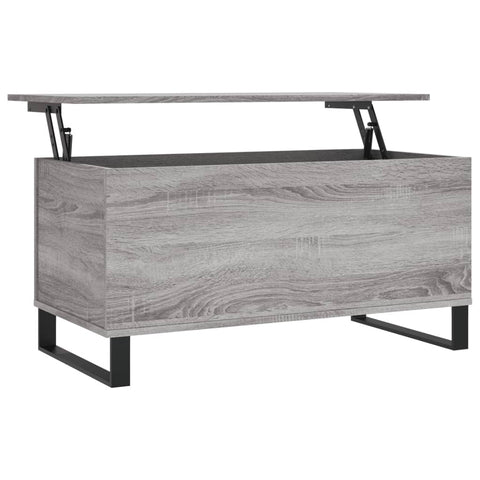 vidaXL Couchtisch Grau Sonoma 90x44,5x45 cm Holzwerkstoff