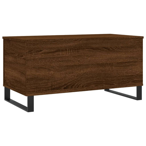 vidaXL Couchtisch Braun Eichen-Optik 90x44,5x45 cm Holzwerkstoff