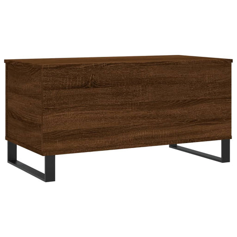 vidaXL Couchtisch Braun Eichen-Optik 90x44,5x45 cm Holzwerkstoff