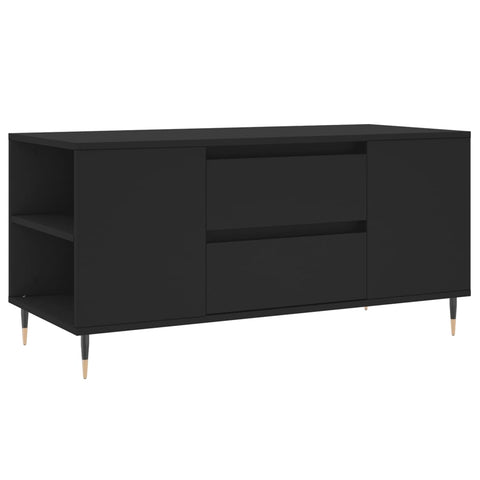 vidaXL Couchtisch Schwarz 102x44,5x50 cm Holzwerkstoff