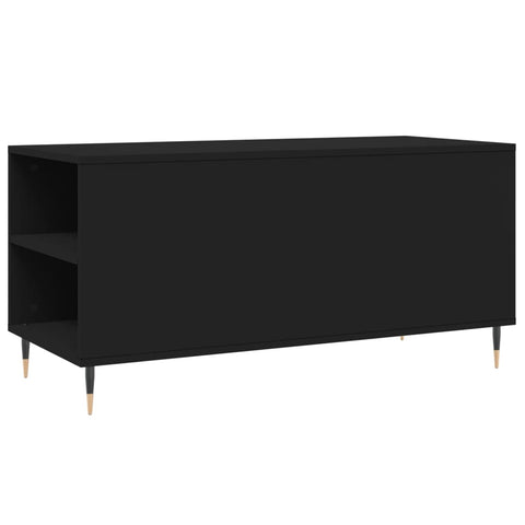 vidaXL Couchtisch Schwarz 102x44,5x50 cm Holzwerkstoff