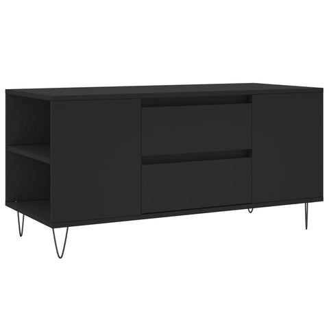 vidaXL Couchtisch Schwarz 102x44,5x50 cm Holzwerkstoff