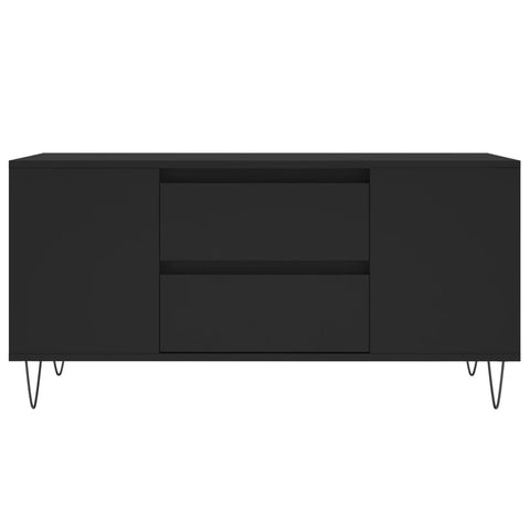 vidaXL Couchtisch Schwarz 102x44,5x50 cm Holzwerkstoff