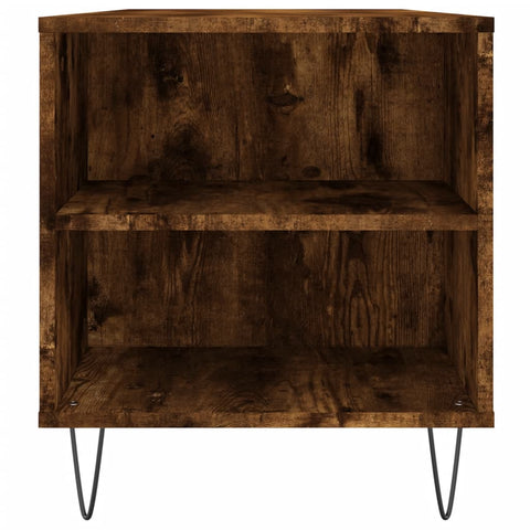 vidaXL Couchtisch Räuchereiche 102x44,5x50 cm Holzwerkstoff