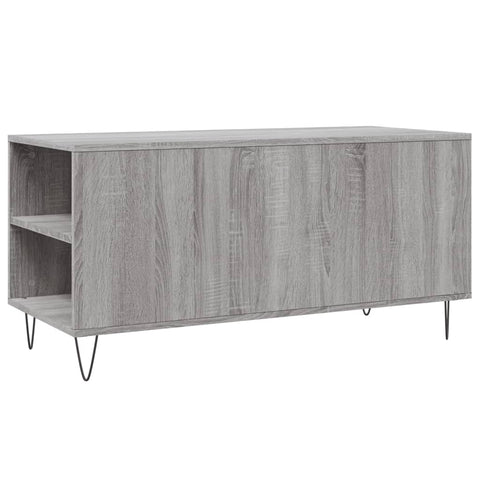 vidaXL Couchtisch Grau Sonoma 102x44,5x50 cm Holzwerkstoff