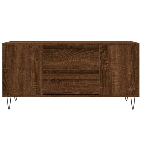 vidaXL Couchtisch Braun Eichen-Optik 102x44,5x50 cm Holzwerkstoff