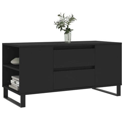 vidaXL Couchtisch Schwarz 102x44,5x50 cm Holzwerkstoff