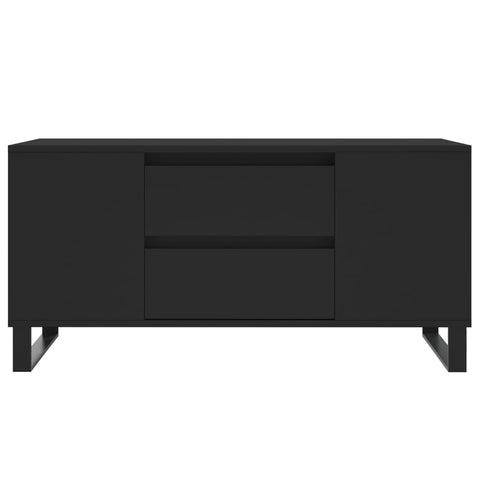 vidaXL Couchtisch Schwarz 102x44,5x50 cm Holzwerkstoff