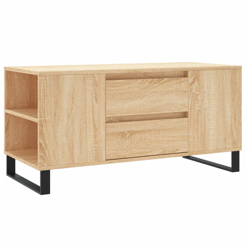 vidaXL Couchtisch Sonoma-Eiche 102x44,5x50 cm Holzwerkstoff