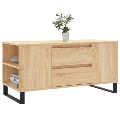 vidaXL Couchtisch Sonoma-Eiche 102x44,5x50 cm Holzwerkstoff