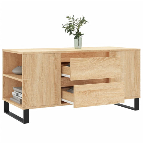 vidaXL Couchtisch Sonoma-Eiche 102x44,5x50 cm Holzwerkstoff