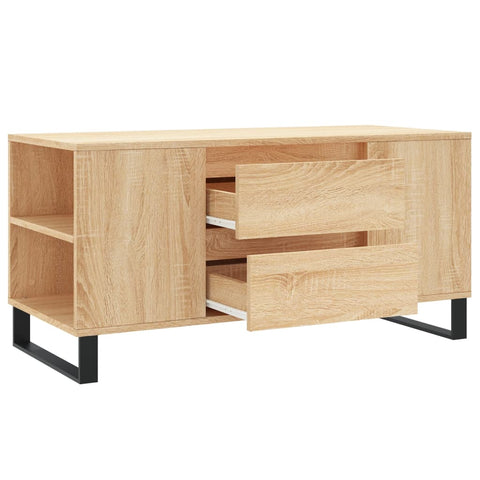 vidaXL Couchtisch Sonoma-Eiche 102x44,5x50 cm Holzwerkstoff