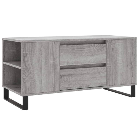 vidaXL Couchtisch Grau Sonoma 102x44,5x50 cm Holzwerkstoff