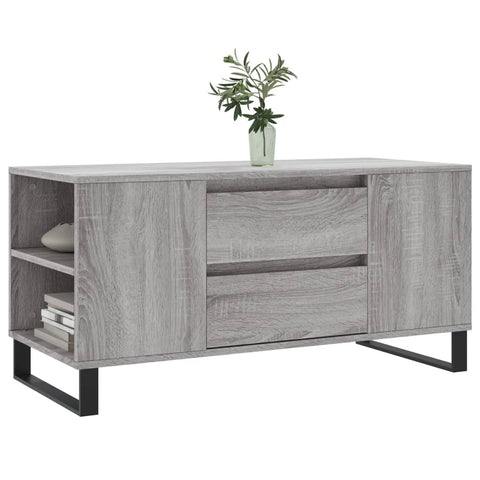 vidaXL Couchtisch Grau Sonoma 102x44,5x50 cm Holzwerkstoff