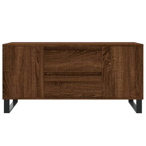 vidaXL Couchtisch Braun Eichen-Optik 102x44,5x50 cm Holzwerkstoff