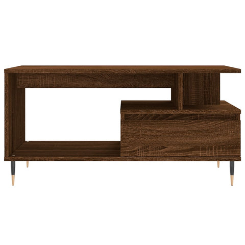 vidaXL Couchtisch Braun Eichen-Optik 90x49x45 cm Holzwerkstoff