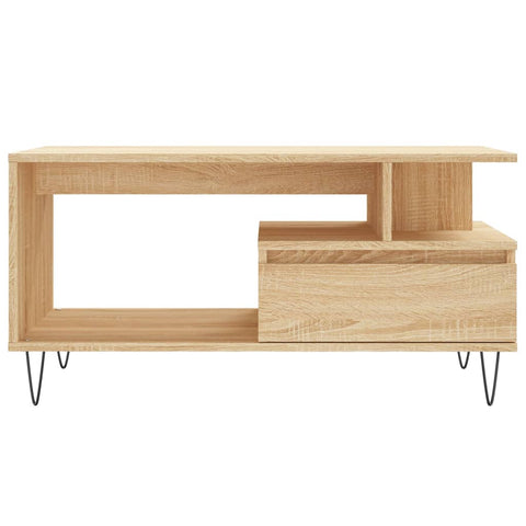 vidaXL Couchtisch Sonoma-Eiche 90x49x45 cm Holzwerkstoff