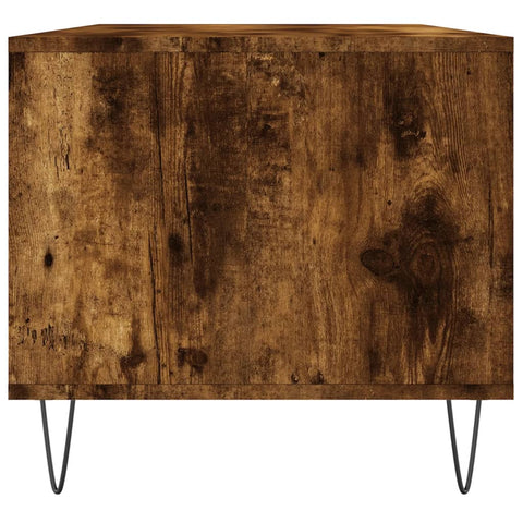 vidaXL Couchtisch Räuchereiche 90x49x45 cm Holzwerkstoff