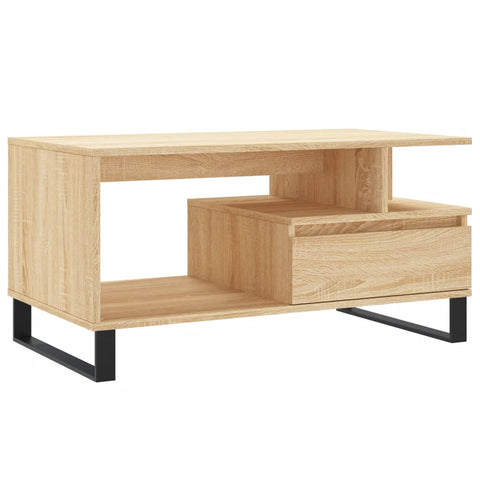 vidaXL Couchtisch Sonoma-Eiche 90x49x45 cm Holzwerkstoff