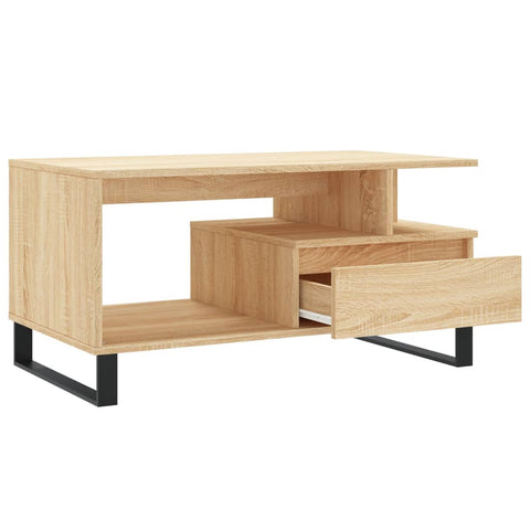 vidaXL Couchtisch Sonoma-Eiche 90x49x45 cm Holzwerkstoff