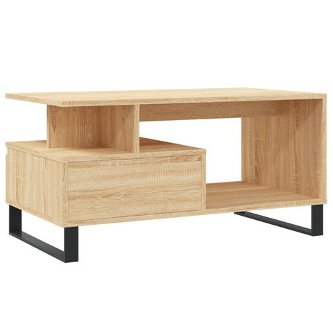 vidaXL Couchtisch Sonoma-Eiche 90x49x45 cm Holzwerkstoff