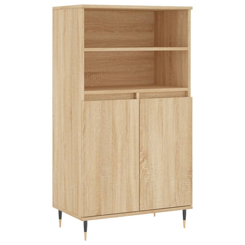 vidaXL Highboard Sonoma-Eiche 60x36x110 cm Holzwerkstoff