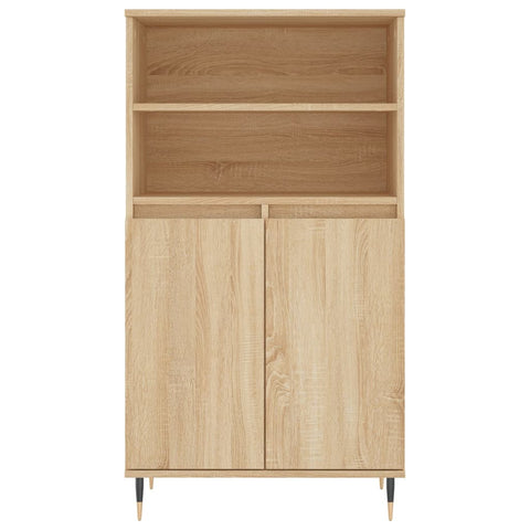 vidaXL Highboard Sonoma-Eiche 60x36x110 cm Holzwerkstoff