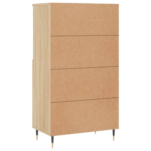 vidaXL Highboard Sonoma-Eiche 60x36x110 cm Holzwerkstoff