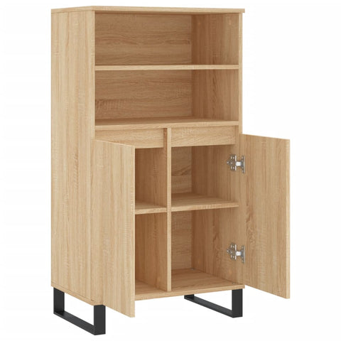 vidaXL Highboard Sonoma-Eiche 60x36x110 cm Holzwerkstoff