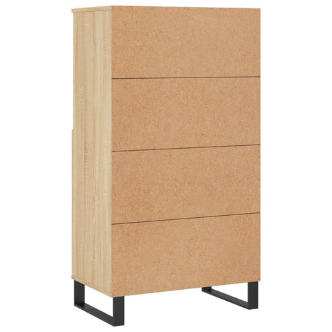 vidaXL Highboard Sonoma-Eiche 60x36x110 cm Holzwerkstoff