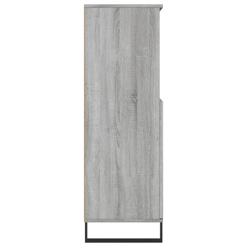 vidaXL Highboard Grau Sonoma 60x36x110 cm Holzwerkstoff