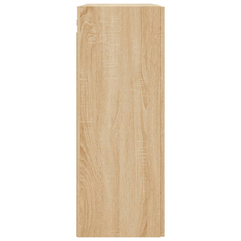 vidaXL Wandschrank Sonoma-Eiche 69,5x34x90 cm Holzwerkstoff