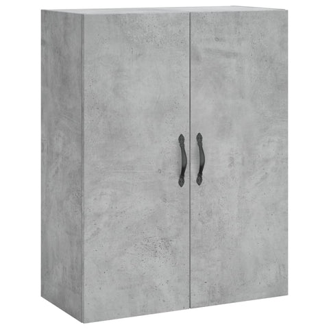 vidaXL Wandschrank Betongrau 69,5x34x90 cm Holzwerkstoff