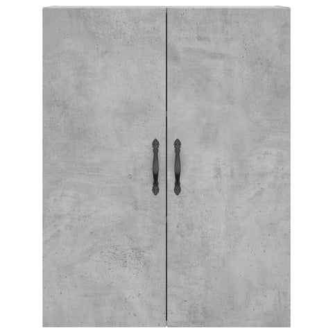 vidaXL Wandschrank Betongrau 69,5x34x90 cm Holzwerkstoff