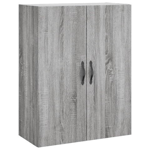 vidaXL Wandschrank Grau Sonoma 69,5x34x90 cm Holzwerkstoff