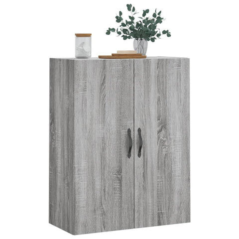 vidaXL Wandschrank Grau Sonoma 69,5x34x90 cm Holzwerkstoff