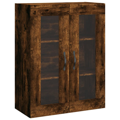 vidaXL Wandschrank Räuchereiche 69,5x34x90 cm Holzwerkstoff