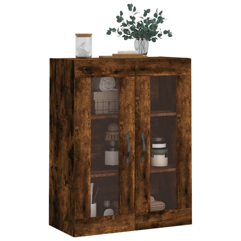 vidaXL Wandschrank Räuchereiche 69,5x34x90 cm Holzwerkstoff