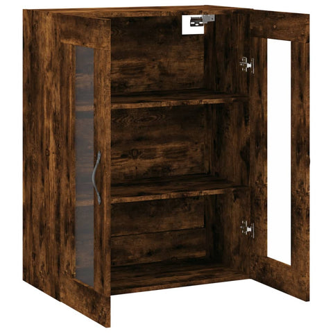 vidaXL Wandschrank Räuchereiche 69,5x34x90 cm Holzwerkstoff