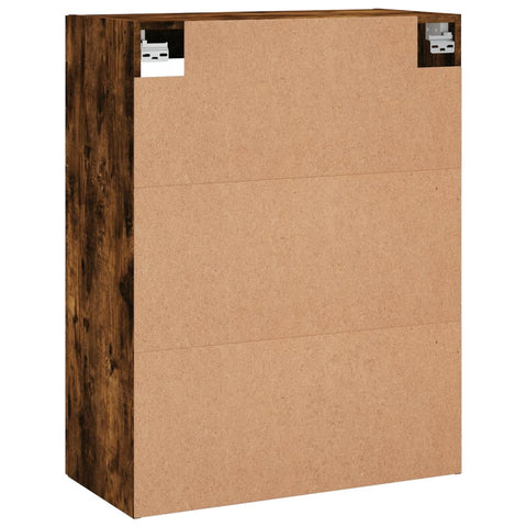 vidaXL Wandschrank Räuchereiche 69,5x34x90 cm Holzwerkstoff