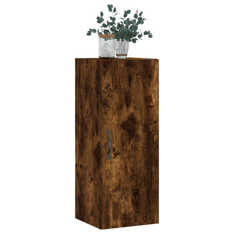 vidaXL Wandschrank Räuchereiche 34,5x34x90 cm Holzwerkstoff