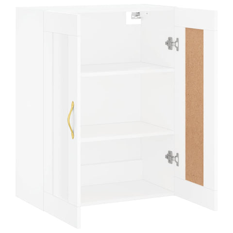 vidaXL Wandschrank Weiß 69,5x34x90 cm Holzwerkstoff