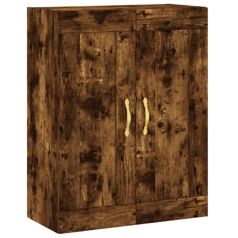 vidaXL Wandschrank Räuchereiche 69,5x34x90 cm Holzwerkstoff