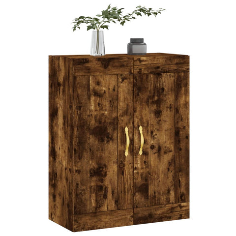 vidaXL Wandschrank Räuchereiche 69,5x34x90 cm Holzwerkstoff