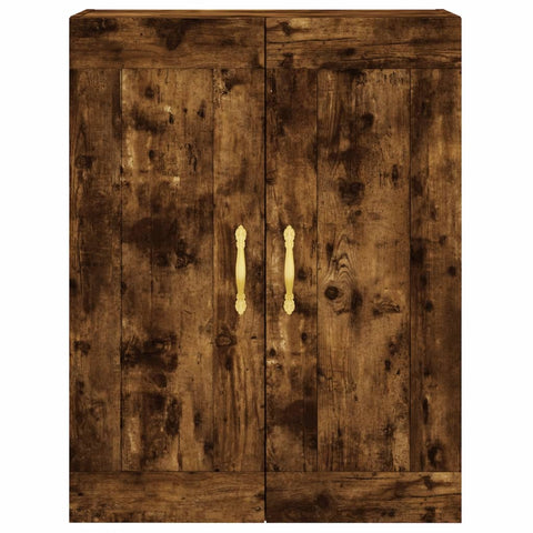 vidaXL Wandschrank Räuchereiche 69,5x34x90 cm Holzwerkstoff