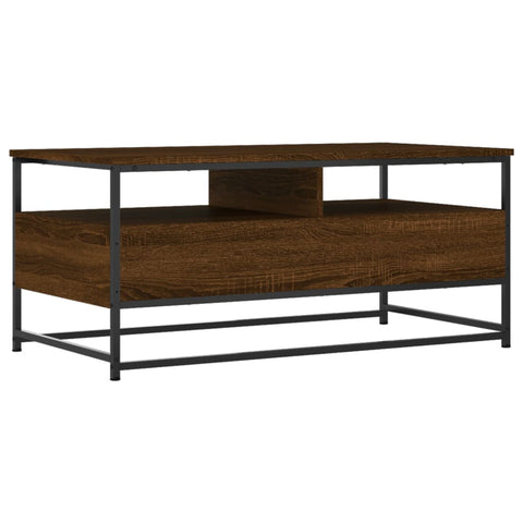 vidaXL Couchtisch Braun Eichen-Optik 100x51x45 cm Holzwerkstoff