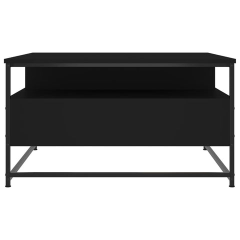 vidaXL Couchtisch Schwarz 80x80x45 cm Holzwerkstoff